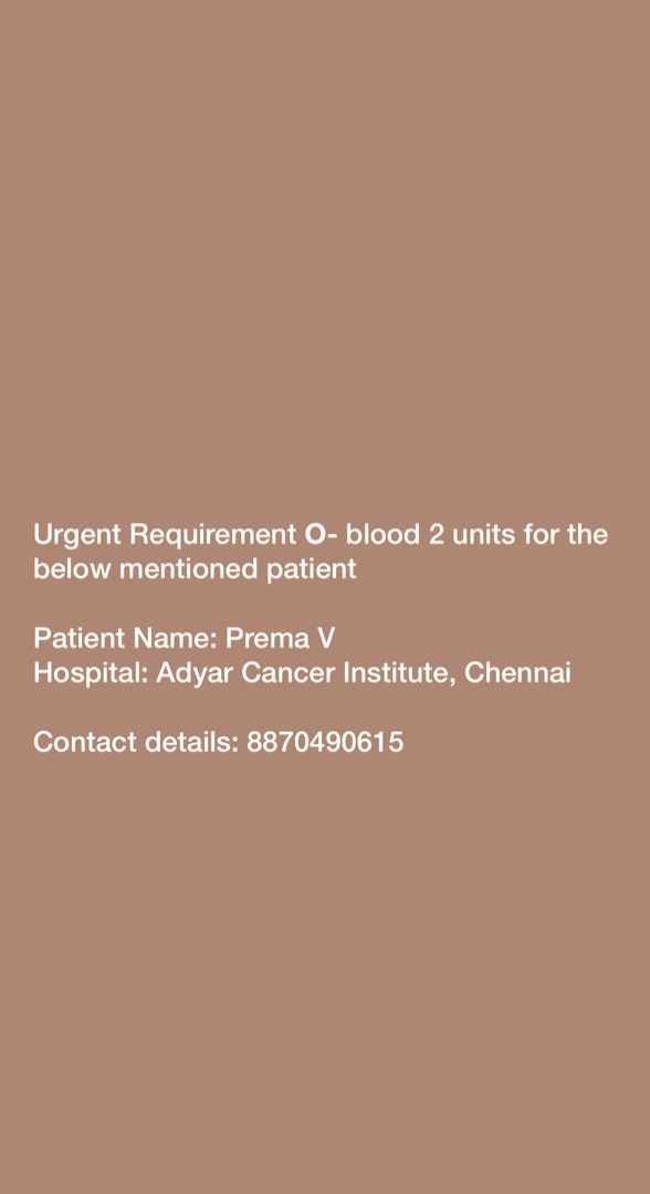 Prabakar_RC's tweet image. #Emergency
#BloodRequired 
Cc @BloodDonorsIn