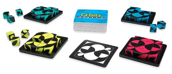 SRMcEvoy's tweet image. #GameReview Q-bitz Extreme Game from @MindWareToys it can be taught in under a minute, easy to introduce to new players to. We love this game even if it is much more challenging than the original! #VisualDexterity #Cubed #Unleashed #BoardGames #Game bit.ly/QBitzEx