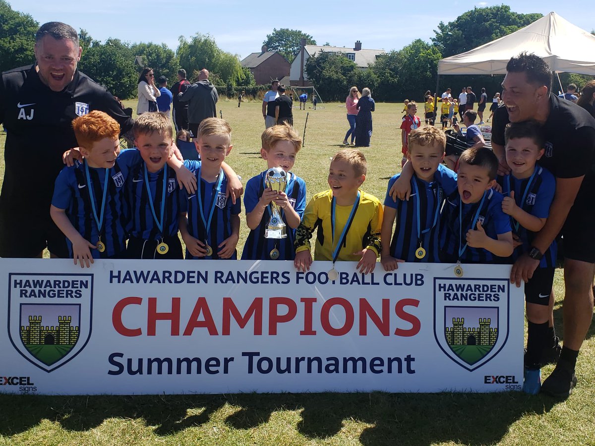What a day….Champions!! Now off to the boys end of season presentation! ⚽️⚽️ @GFCYouth_U8_U7s