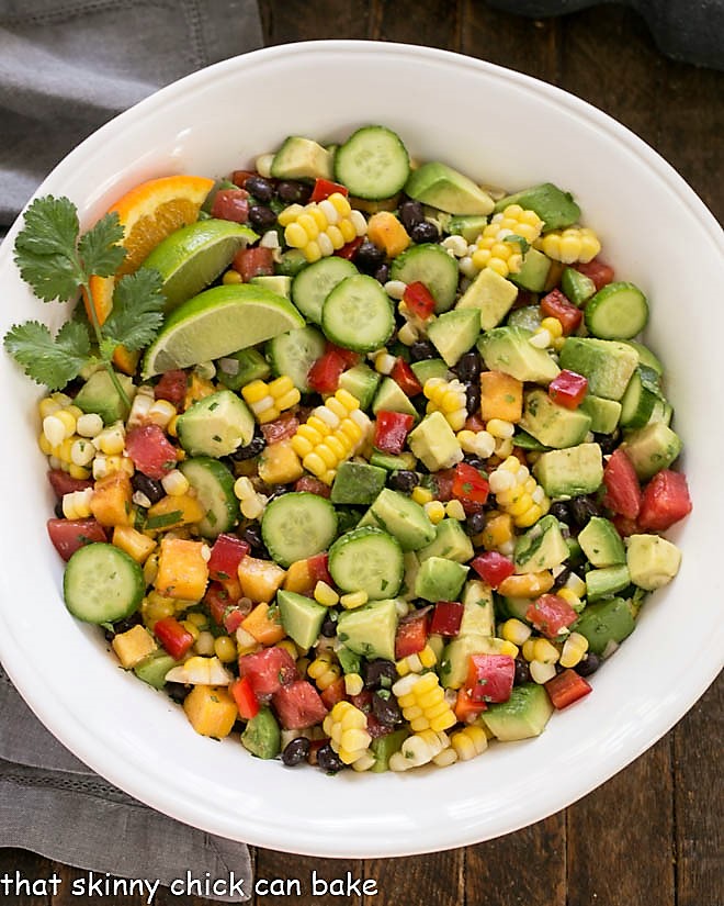 Southwest Chopped Salad - Perfect for Summer - That Skinny Chick Can Bake thatskinnychickcanbake.com/southwest-chop… via <a href="/thatskinnychick/">Liz Berg</a>