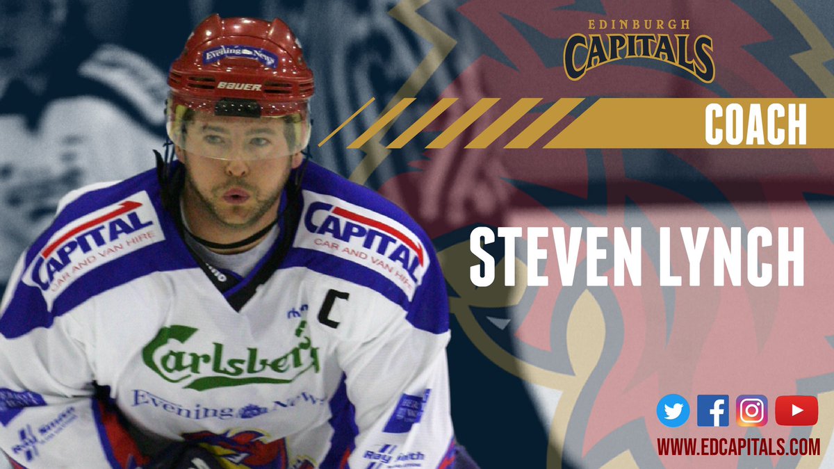 Coach Steven Lynch To Lead Edinburgh Capitals Return To The Ice This Season 🦁 edcapitals.com/coach-steven-l…