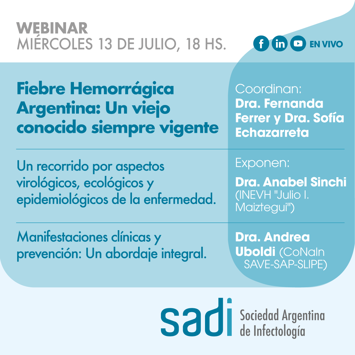 Sociedad Argentina Infectología tweet media