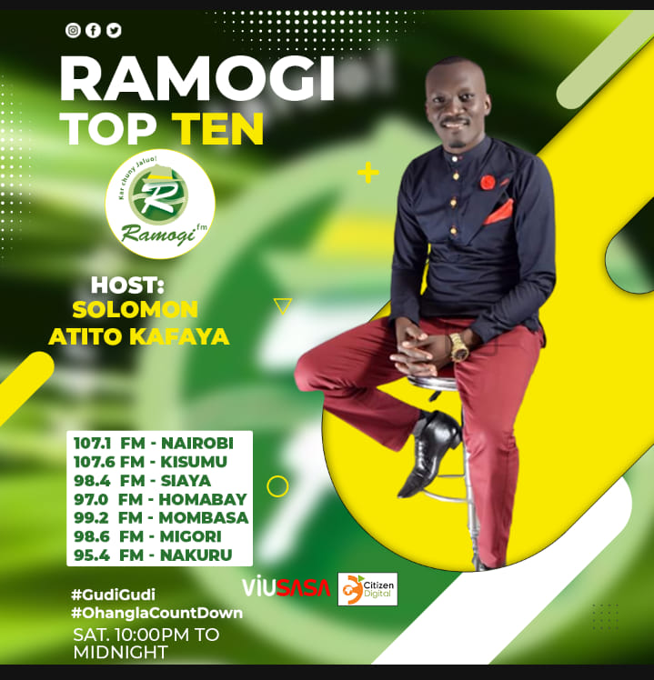 Maa koro en #RamogiTop10 gi <a href="/SOLOMONATITO/">K A F 🔥 Y A 🌐</a> . Chwake wadhii kik idong' chien....