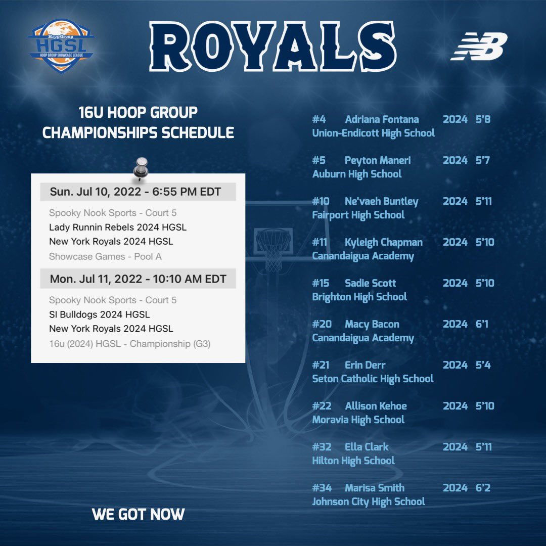 erinderr10's tweet photo. hoop group championship schedule! https://t.co/phJO5Fiyyn