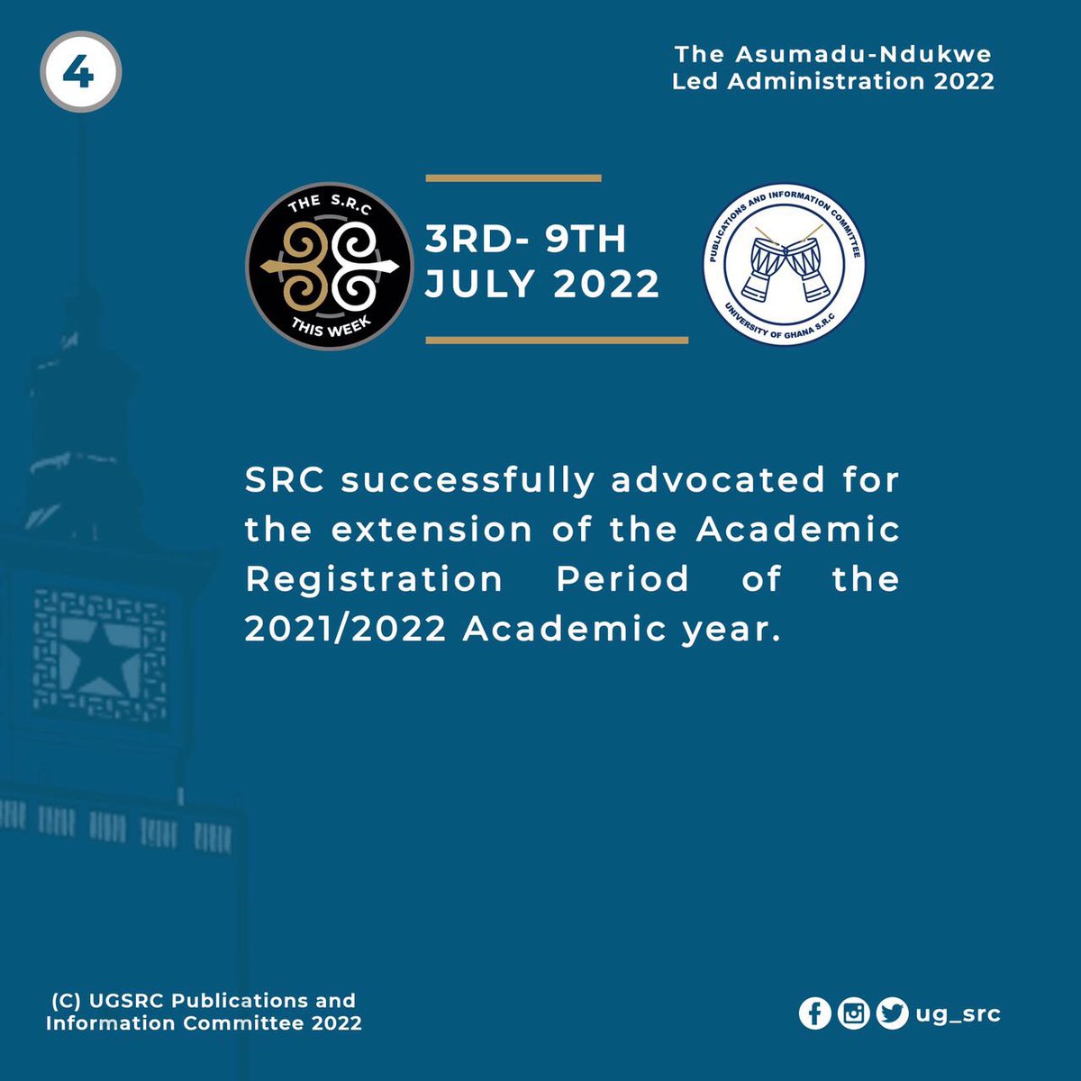 Ug_src's tweet photo. #SRCThisWeek
#ANewDirection
#WorkingForYou
#UGSRC
#UG https://t.co/YyqgyFRAYC