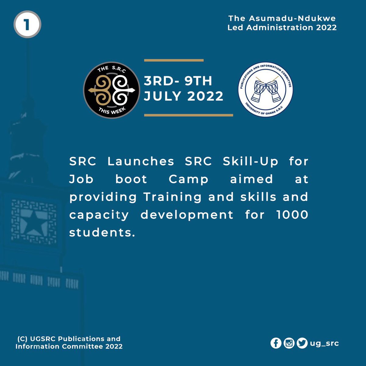 Ug_src's tweet photo. #SRCThisWeek
#ANewDirection
#WorkingForYou
#UGSRC
#UG https://t.co/YyqgyFRAYC