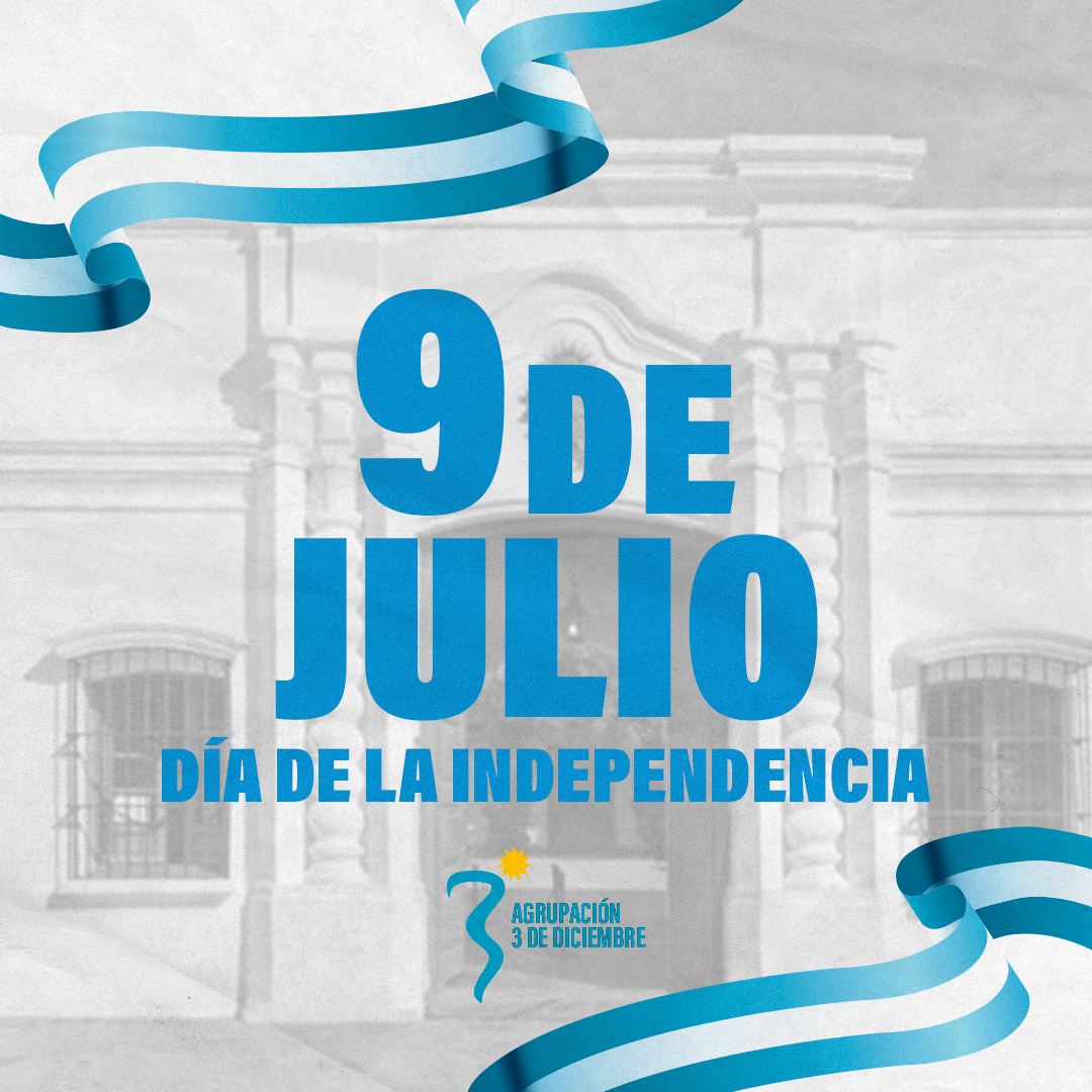 agrupacion3d's tweet photo. 🇦🇷 | A 206 años de nuestra independencia, celebramos una Argentina libre y soberana para todos y todas.

9 de Julio • #DiaDeLaIndependencia https://t.co/oImHoE20ih