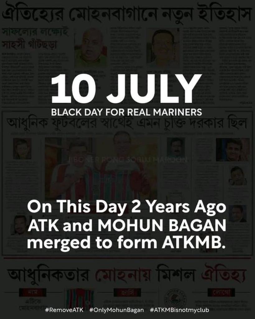 Driptarshi_Ray's tweet photo. 🏴
#atkMBisnotmyclub 
#BreakTheMerger
#Demerge #DemergeATKMB
#RemoveATK 
#RemoveGoenka #RemoveKGSPL https://t.co/GINSfIm4Ag