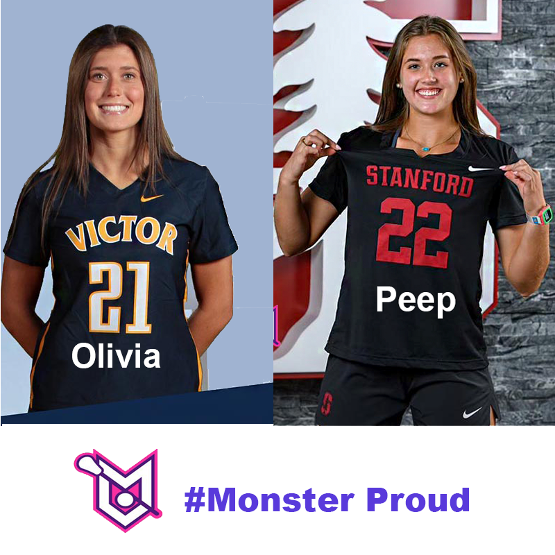 The All-USA TODAY High School Sports Awards Girl’s Lacrosse Team has been selected. The 24 standouts will be honored as nominees for National Girl’s Lacrosse Player of the Year. We are Monster Proud to have Peep Williams and Olivia Bruno on this list. <a href="/PrimetimeBall_/">Primetime585⭕️</a>
