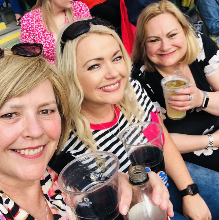 helcurran's tweet photo. At #Westlife in the #Aviva with the two sisters - what a night! #LovingLife #ThreeNonBlondes @cbsligo @Amalie1972 https://t.co/sqUv9QCn7B