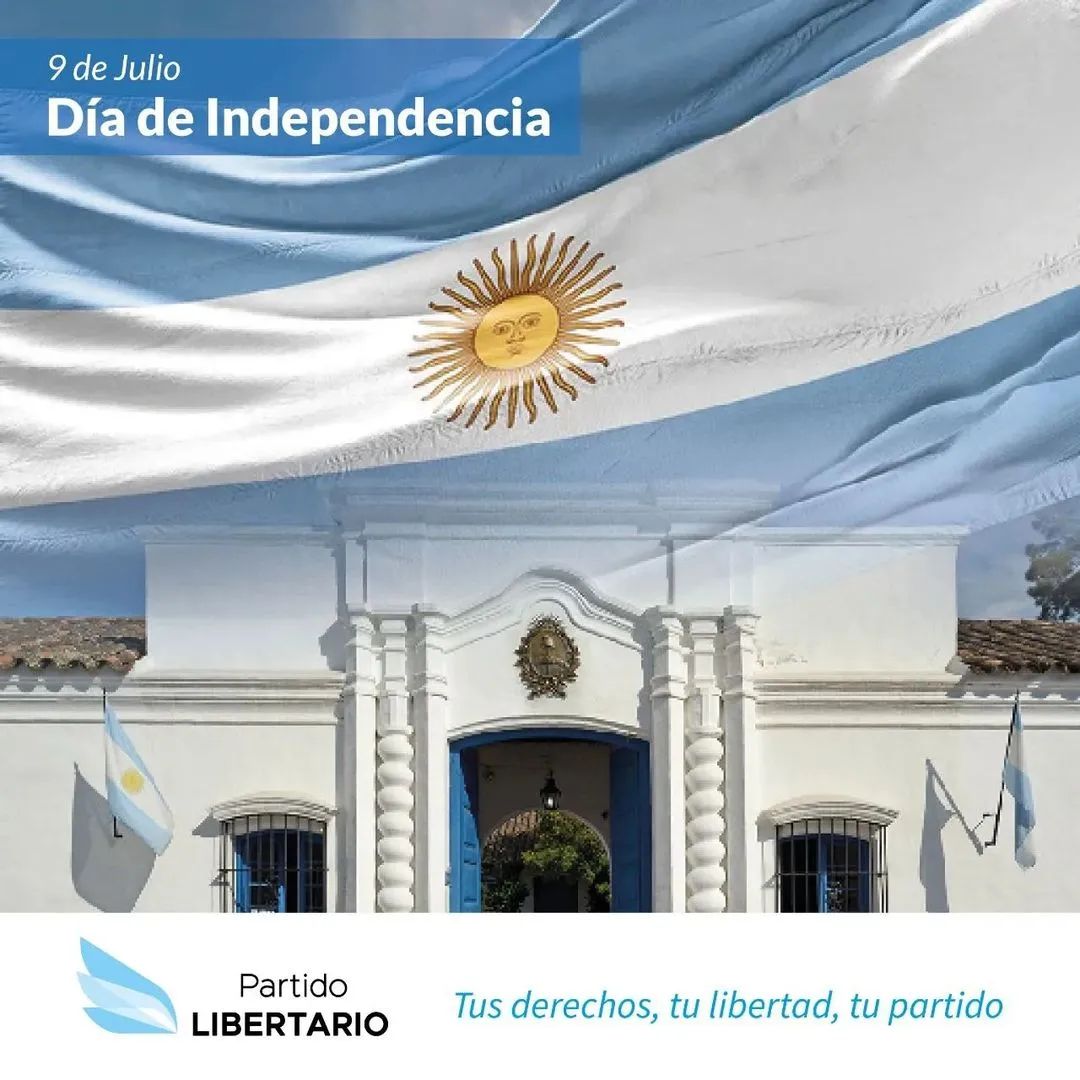 libertariosarg_'s tweet photo. El mejor homenaje que podemos hacerle a quienes forjaron nuestra patria, es volver a ponerla de pie.

¡Feliz día de la independencia!
 
#DiaDeLaIndependencia #diadelaindependenciaargentina

Sumate 
https://t.co/hoUW4Zl2iO
#partidolibertario #Milei2023 https://t.co/ZOWRzddfRh
