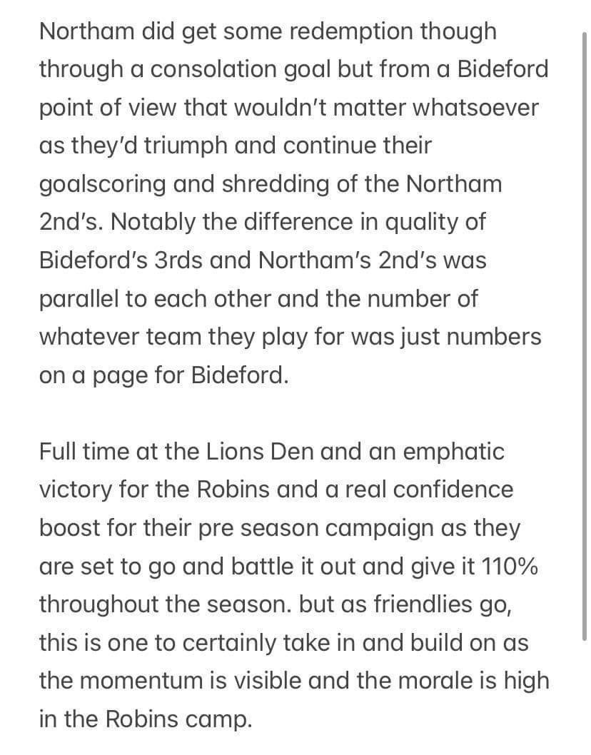 Bideford AFC Reserves tweet media