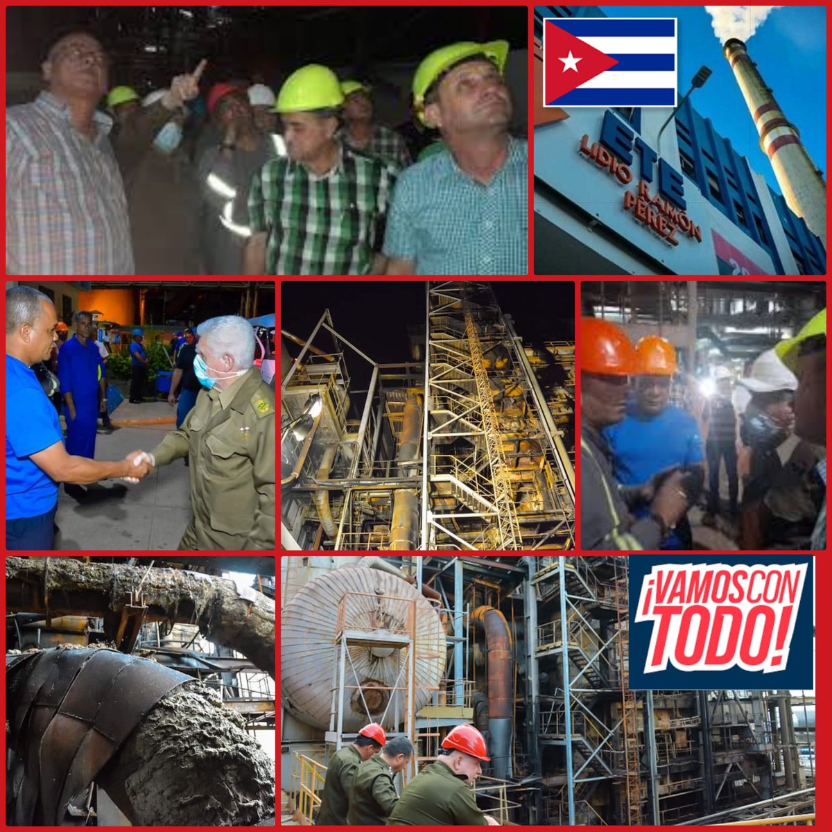 acea_lopez's tweet photo. CTE Felton 📌Se trabaja sin descanso, no hay lugar para el desánimo,se imponen la inteligencia colectiva,el compromiso con el pueblo y el patriotismo."Unico camino, la victoria"
#CubaViveYTrabaja 
#VamosConTodo 
#CubaPorLaPaz
@DiazCanelB 
@PartidoPCC 
@DrRobertoMOjeda 
@minalcuba https://t.co/A2OUqUNrEA