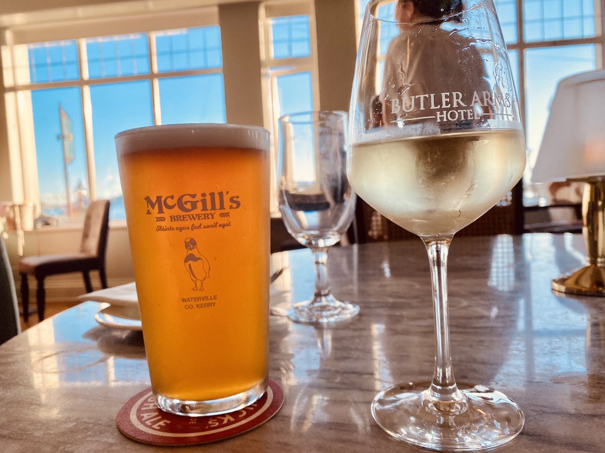 McGillsBrewery's tweet image. Out for a meal with the wifey in the stunning Butler Arms Hotel 😍 Good pints too 😜🍻 #shoplocal #localbeer #brewerytours #VisitWaterville #FillYourHeartWithIreland #Waterville #Ireland #RingOfKerry #SkelligCoast #drinkresponsibly #mcgillsbrewery