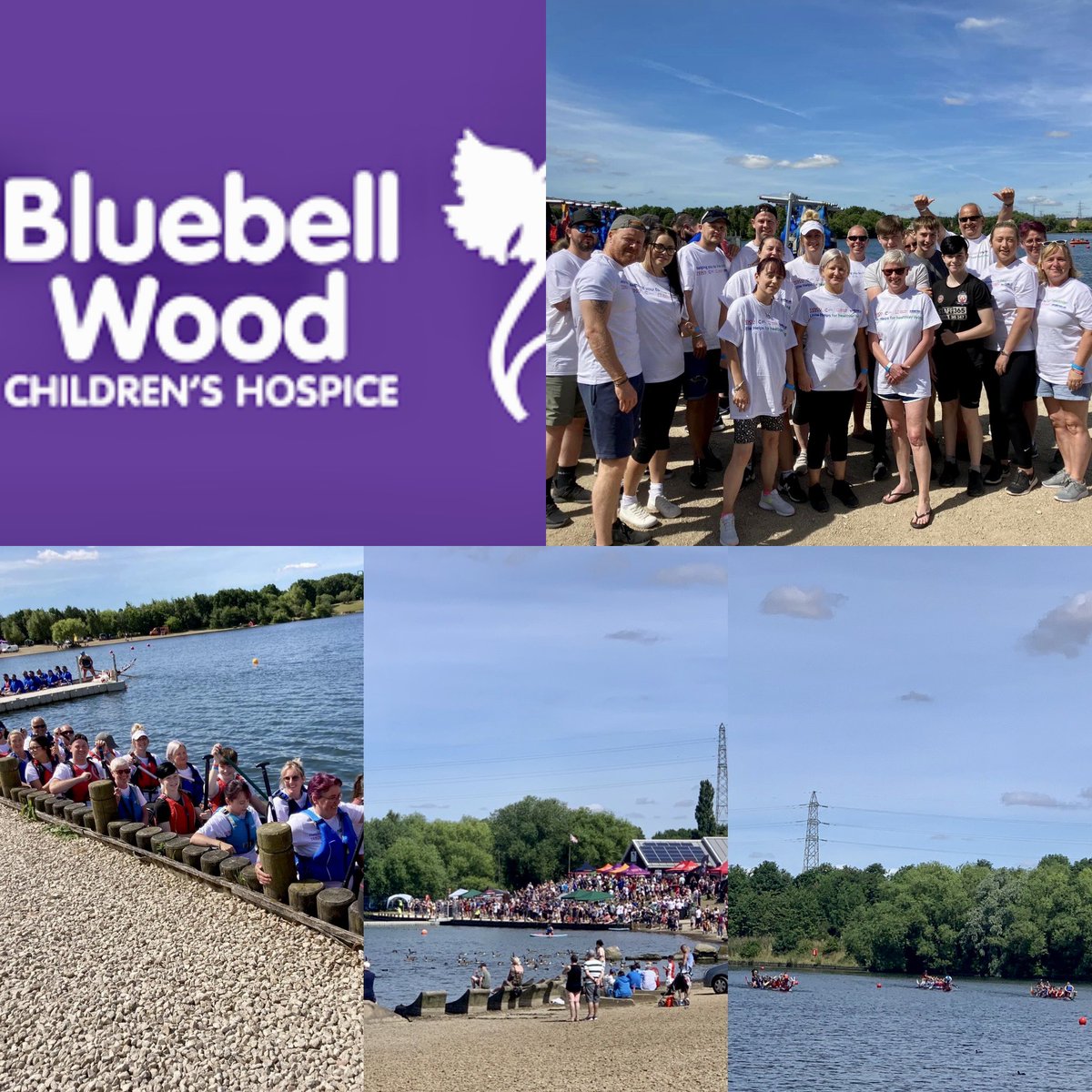 ‘Tesco Wath Warriors’ had a fantastic day <a href="/ManversLake/">Manvers Boat Club</a> for the Dragon Boat Race 🐉 in aid of <a href="/BluebellWoodCH/">Bluebell Wood</a> 🤍