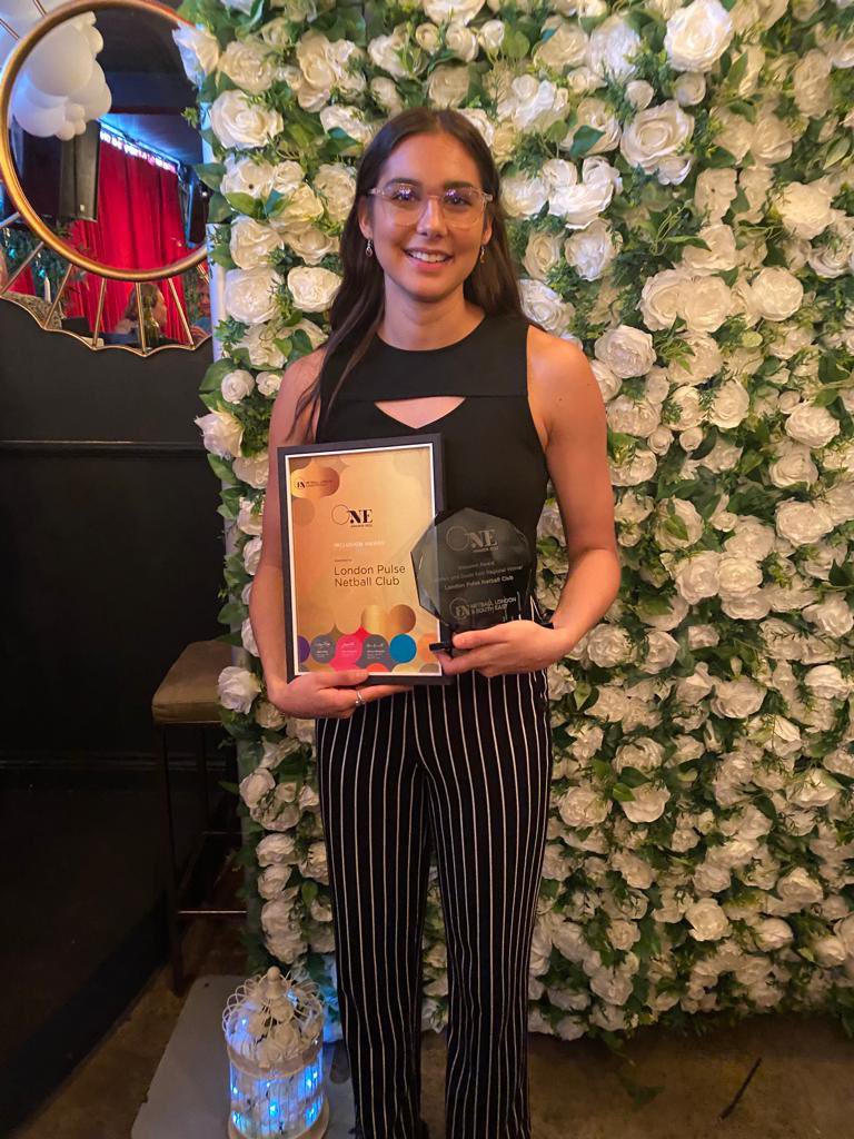 We are delighted to have won the <a href="/NetballLondonSE/">NetballLondonSE</a> Inclusion Award at this year’s One Awards

Working in our community ensuring netball is for everyone is at the heart of our ethos as a club 💗🖤