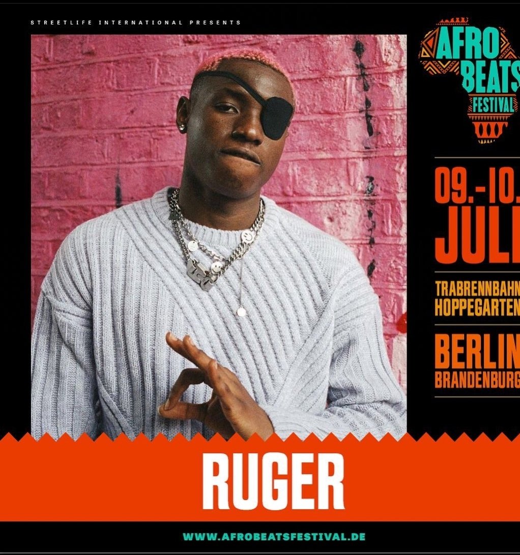 Ruger_plug's tweet image. La creme de LA creme is gonna be live at Berlin, Germany tomorrow .
Get ready to witness another legendary stage performance with awesome vocals ☠️

#afrobeatsfestival
 #afrofest
#runation
