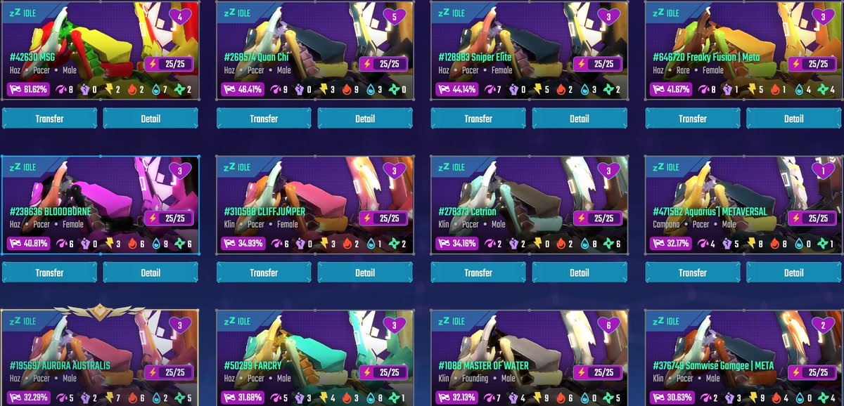 TheLadyCereza's tweet photo. Got all these pega in the stables, need racers asap! who wants to race? #pegaxy #p2e #p2egaming #visarmy https://t.co/Xtoulj8dir
