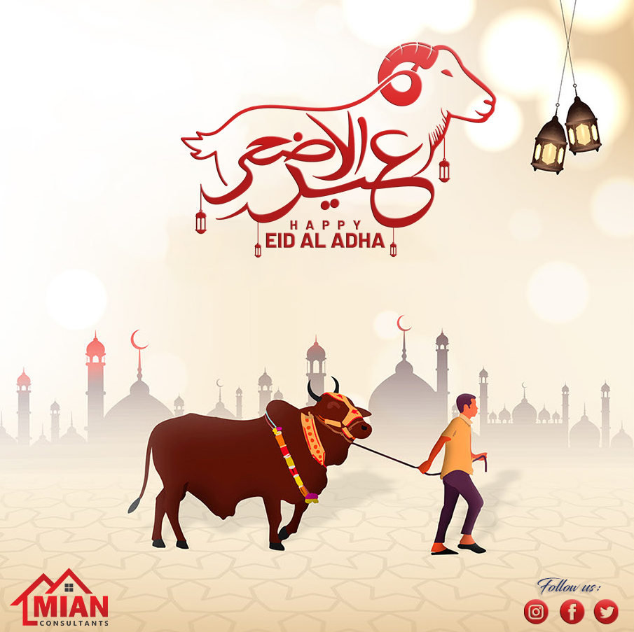 ConsultantsMian's tweet photo. Wishing you and your family a lovely Eid. May this year bring peace, prosperity, and tranquility.

#eidmubarak #eiduladha #eid2022 #eidmubarak2020 #realestate #mianconsultants https://t.co/bifuFx1HFQ