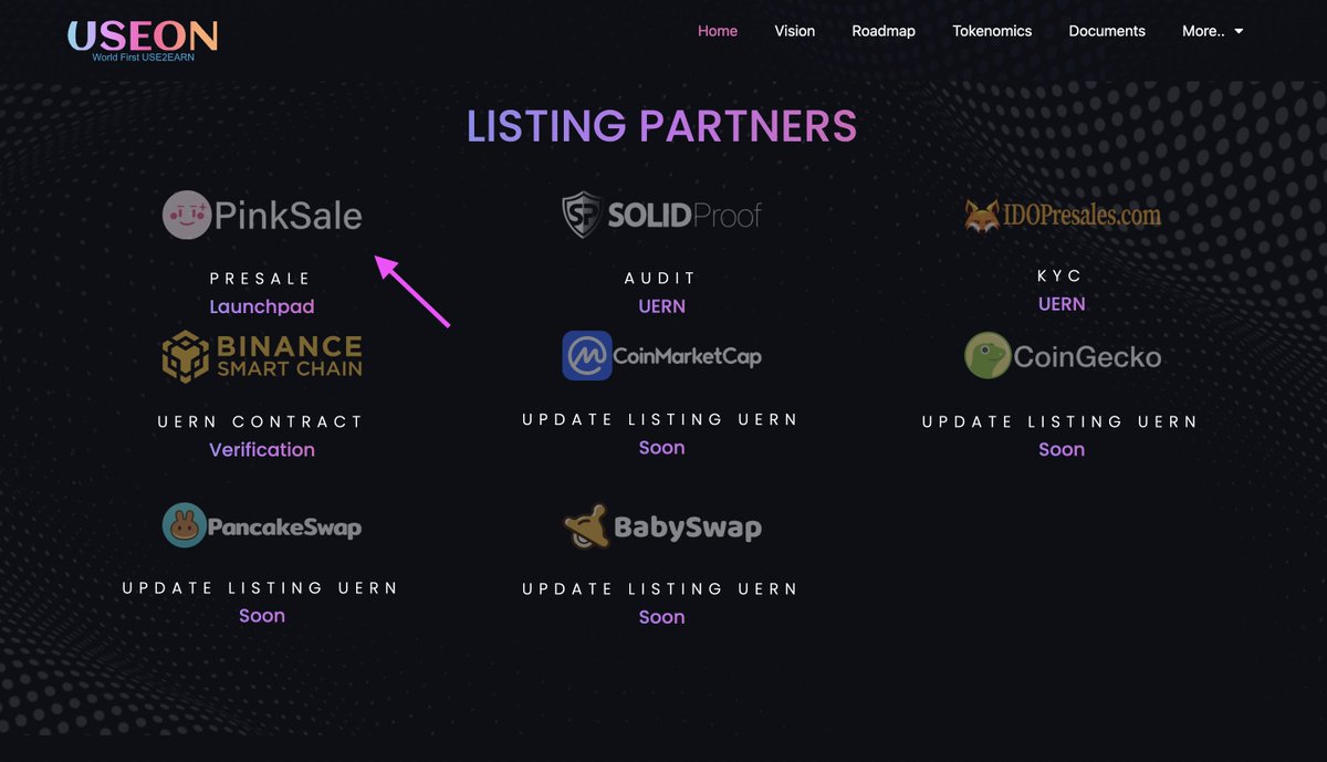 👉More and more projects use PinkSale for their #presales and #fairlaunches 🤜 Will you too give your project the best chance at success 🔥 by listing with us?

✅ Check out <a href="/USEON_BSC/">USEON</a> and their presale here:

pinksale.finance/launchpad/0xcB…