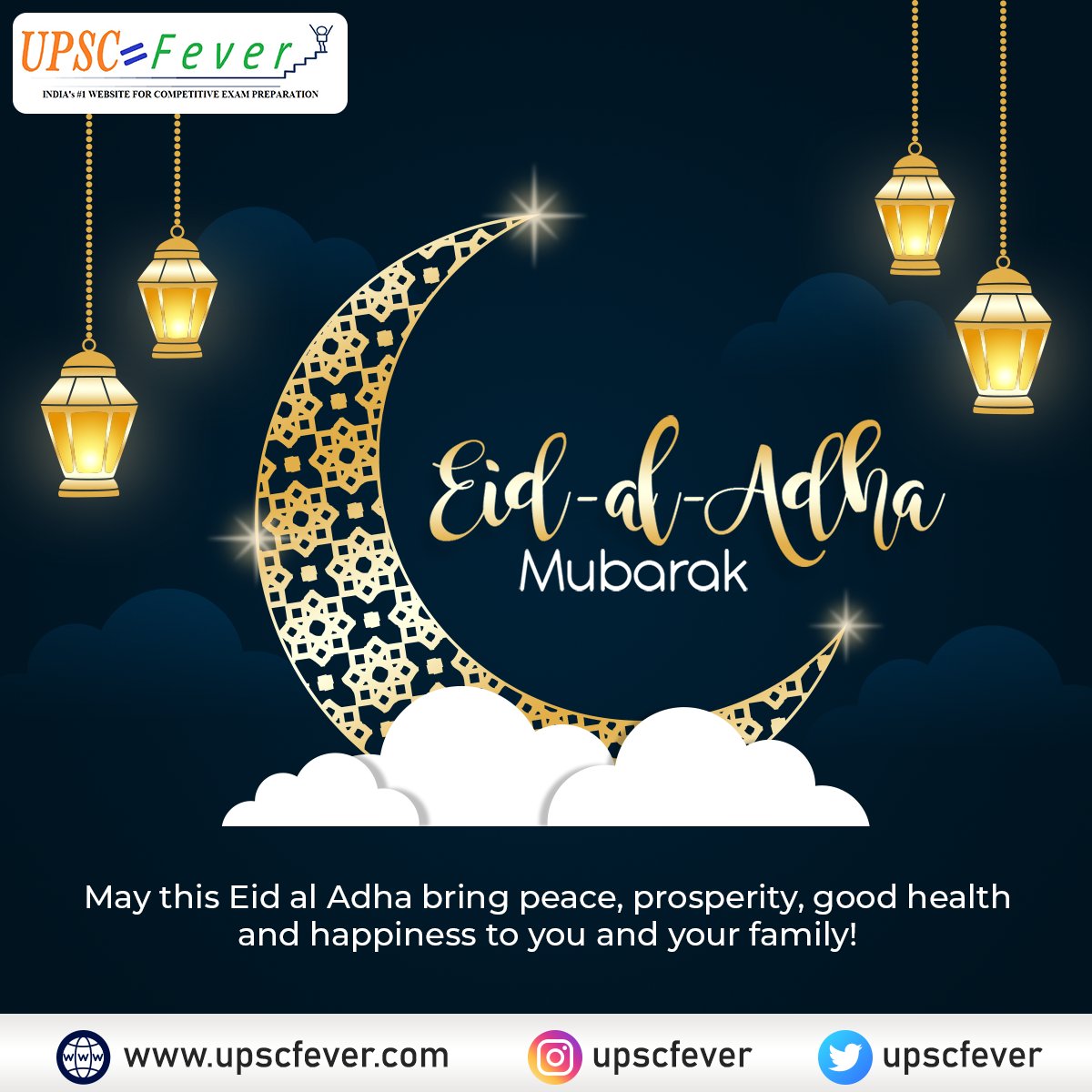 upscfever's tweet photo. May this #EidalAdha bring peace, prosperity, good health, and happiness to you and your family!
Upscfever wishes you a very happy and peaceful #EidalAdha2022.
🌐: https://t.co/1XCi1xzdW5
📚 Encyclopedia for all #CompetitiveExams
#UpscFever #happyeidaladha #EidMubarak https://t.co/aOLhn7KYtX