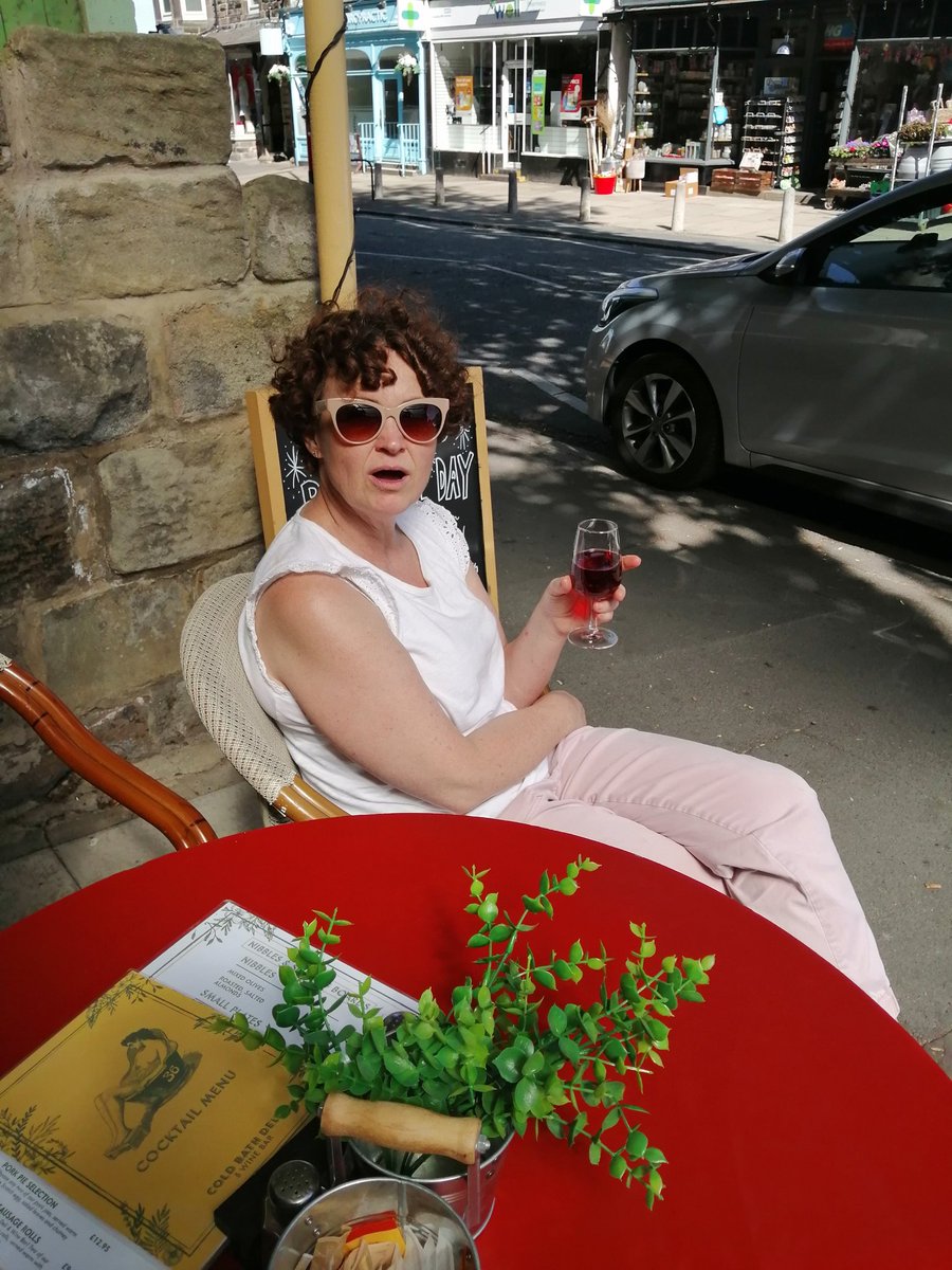 It's all about cocktails today. Even the staff are joining in!