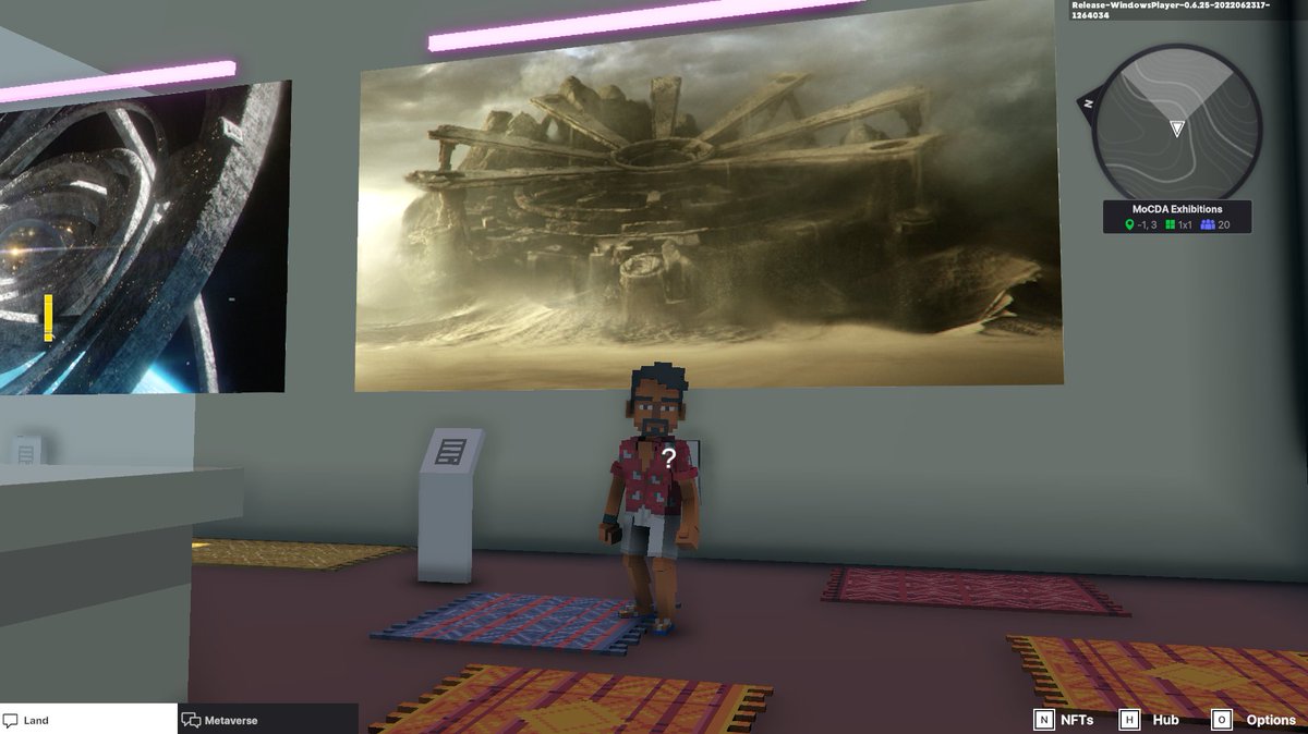 vuhigitegi's tweet photo. @TheSandboxGame @MOCDA_ I just participated in the #TheSandbox weekly contest for a chance to win 200 mSAND! Here is my favorite piece from the ‘Impossible Worlds’ exhibition, check out my screenshot below!
👇 https://t.co/UawnxA6E38