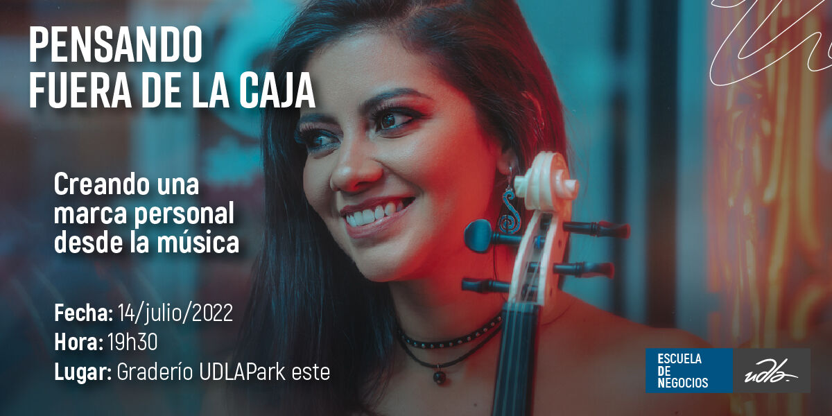 UDLAEcuador's tweet image. 🎻 Martha Psyko, es una destacada violinista que ha formado parte de importantes agrupaciones profesionales.
✅Conoce su visión de cómo crear una marca personal desde el campo musical en la charla: "Pensando Fuera de la Caja", organizada por la Escuela de Negocios.