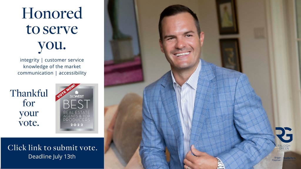 RaleighGrnRlty's tweet photo. Feeling the ❤️❤️, Let's VOTE Forth Worth @360west! I have been honored to serve my FW community ...⁠ I would be honored to get your vote as one of Fort Worth's BEST Real Estate Agents. Vote by clicking the link >> https://t.co/EYN0glX2r7 https://t.co/TCXQqH0uWn