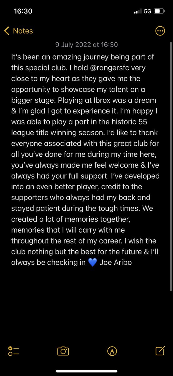J_Aribo19's tweet image. Thank you @RangersFC 💙