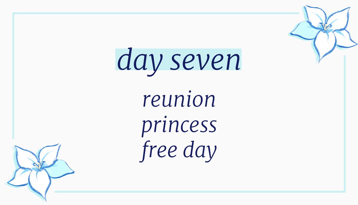 dainslumiweek's tweet photo. we’ll meet again, won’t we? let’s see how their story finishes with this final chapter!

✦❯  day seven
reunion / princess / free day https://t.co/91M5t3CIz1