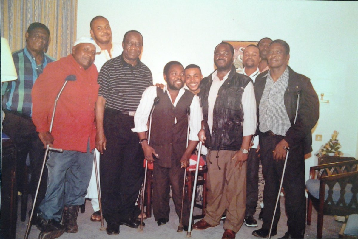Bodoweb's tweet photo. @fredomachoka Msalimie sana Mbilia Bel na umuonyeshe picha hii!!! Tulikutana naye Chester House tukiwa na Makori na Aime kutoka Uingereza!!! Hii ni Kenya Disabled Development Society kilichomleta Koffi Olomide 2004 Kenya. Ulikuwa MC wetu!!! https://t.co/pPMzRCCL03