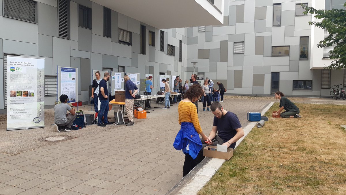 enrico_unigoe's tweet photo. Ready for #ndwgoe ! Come visit us at @uniGoettingen central campus, in front of LSG study building 🏬🌄🌳 https://t.co/XEGTNfAZQb