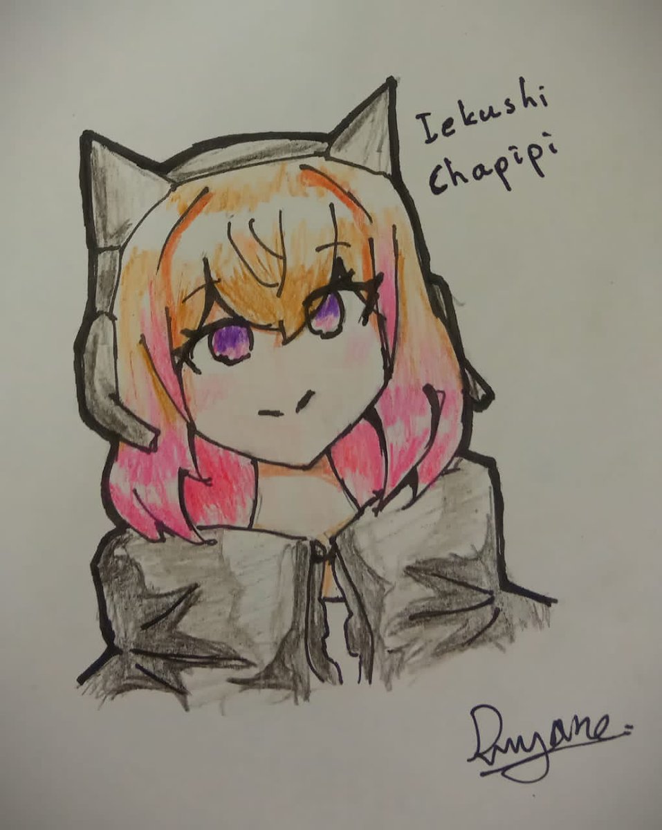 Dwyane_is_dr1p's tweet photo. It's been a while..... #ChaPNG #Vtuber #cyberlive #FANART https://t.co/UtIERmtrUX