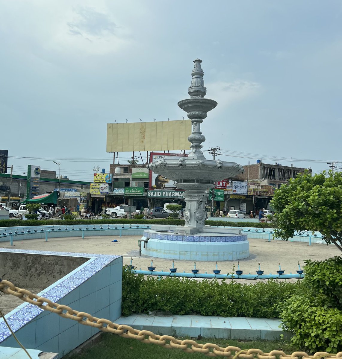 Majestic fountain of Bahawalpur