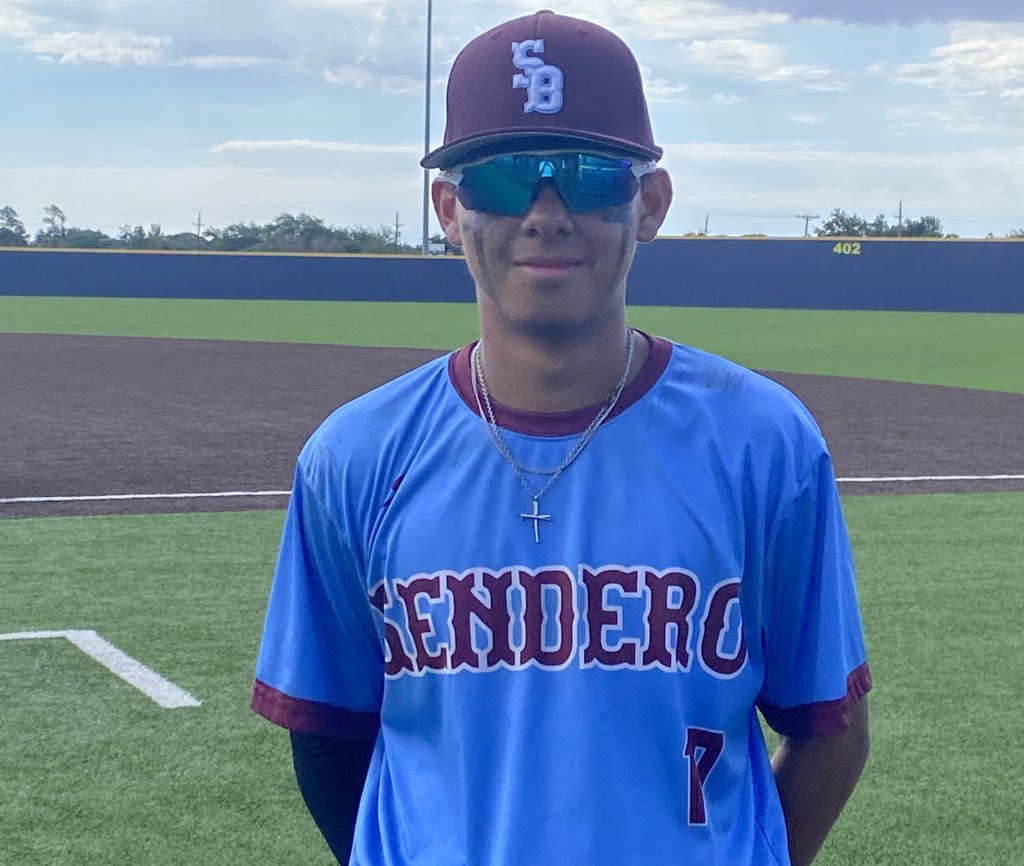 PG/Walk-off Texas Invitational  <a href="/TTU_Baseball/">Texas Tech Baseball</a> 
• 
Final: <a href="/SenderoBaseball/">Sendero Baseball Club</a> - 17U (7) / 
@OdessaBall2023 (5)
•
POG: Ryan Canales 5IP / 3H / 1R /6K’s
#hombre