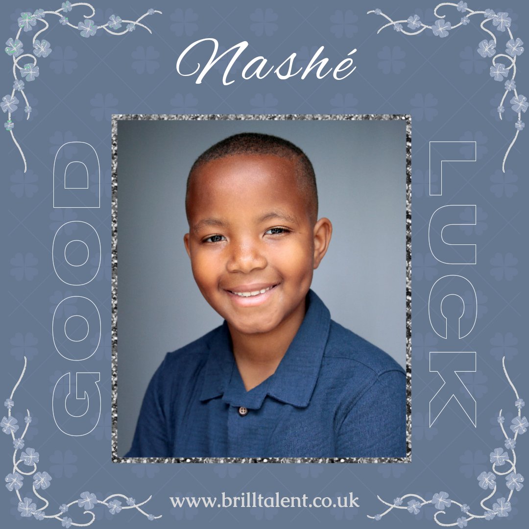 BrillTalent's tweet photo. Fingers crossed for NASHÉ today for his in person audition for a role a fantastic West End Musical. 🤞🏻🍀🤞🏻🍀
.
#actor #childactor #childperformer #youngperformer #audition #liveaudition #london #casting #castingdirectors #brilltalentagency https://t.co/iw2a67Z1Xo