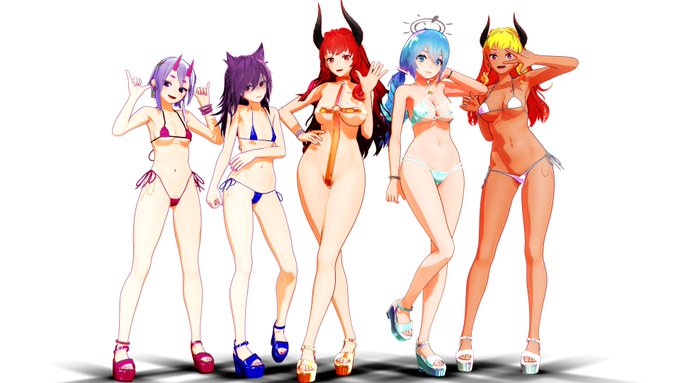 ラトニカさんにも水着をきていただいた😍
これで5人モーションまで対応できるじゃないですかー(やるとはいってない)🤣

ラトニカさん水着:ImagineGirlsからお借りしてます
ポーズ:じぶん様 