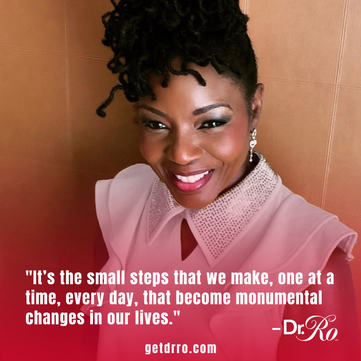 everythingro's tweet photo. You can make huge leaps in your life but…take them one step at a time.
That’s the rhythm of life itself. It happens one step – one day – at a time. Be grateful for the small steps you’ve made. 🙂 #drroquotes #smallsteps #progress #inspiration #motivation https://t.co/H0oSDbClhJ