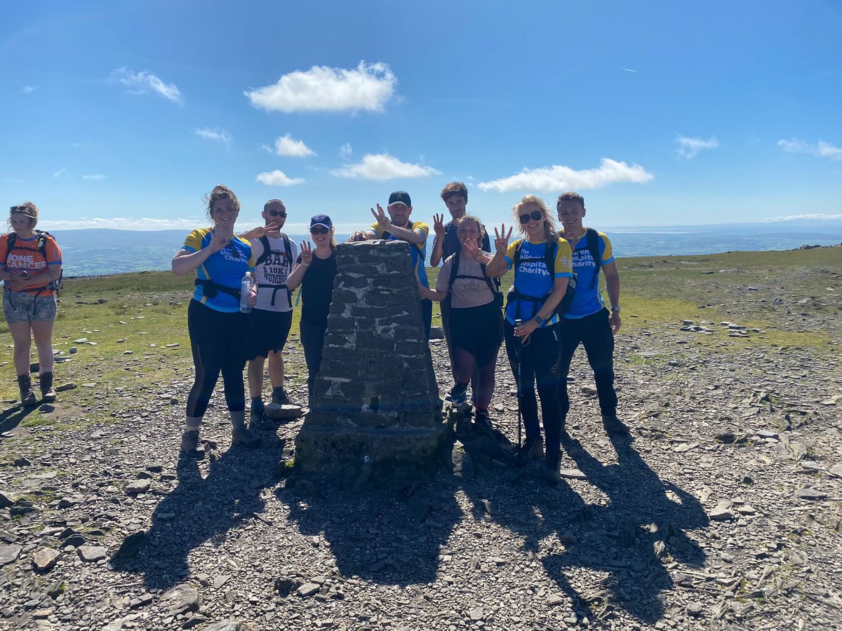 Peak Three! ✅️ They've done it!

What an incredible effort from Team Maths to conquer the Yorkshire Three Peaks in this heat for Sheffield Children's! Thank you so much! 💛

<a href="/PGSALC/">Penistone Grammar School</a> <a href="/PGSALCMaths/">PGS Maths Department</a>