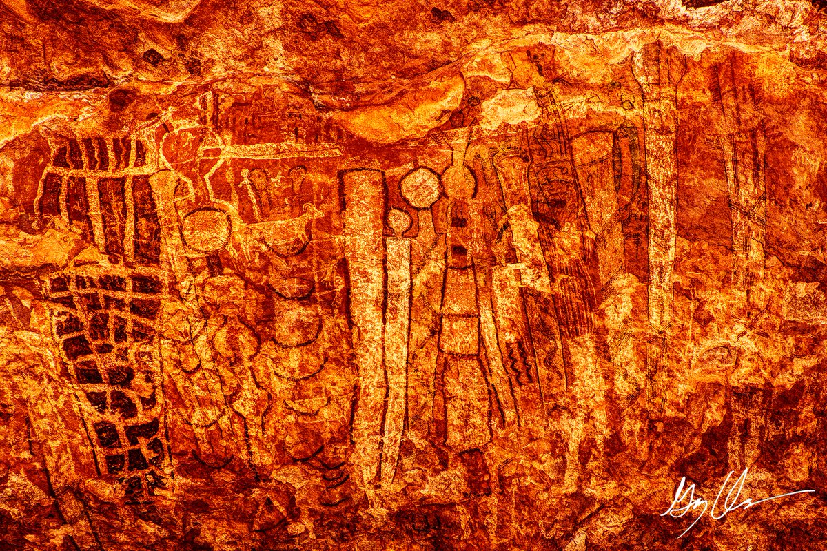 SavageTGallery's tweet photo. Ancient Ancestors, Psychoactive Entities, a Ritual or Dance? This ancient rock art panel is AMAZING! ULTRA RARE only 3 will be printed! Get #1 now! Here: https://t.co/vFAcsSS0mk https://t.co/HqaNUl6JZq