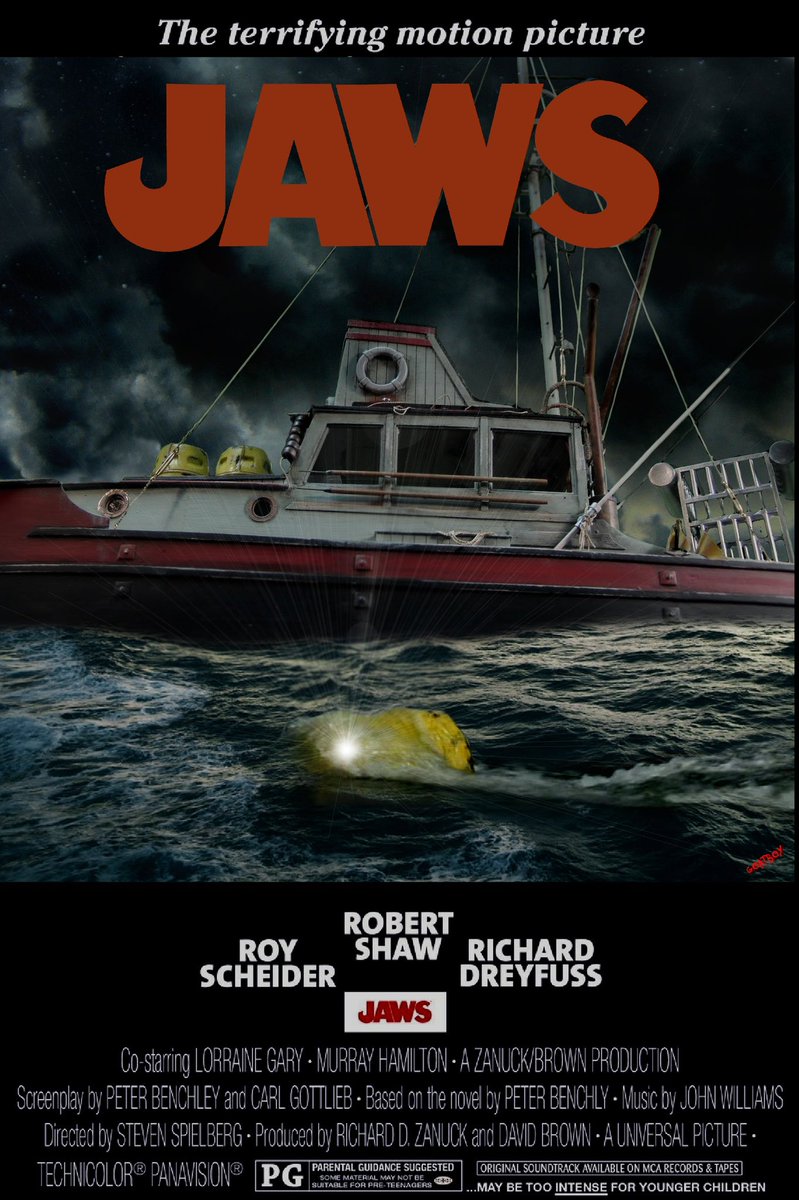 Jaws(1975). Art by Goatboy.