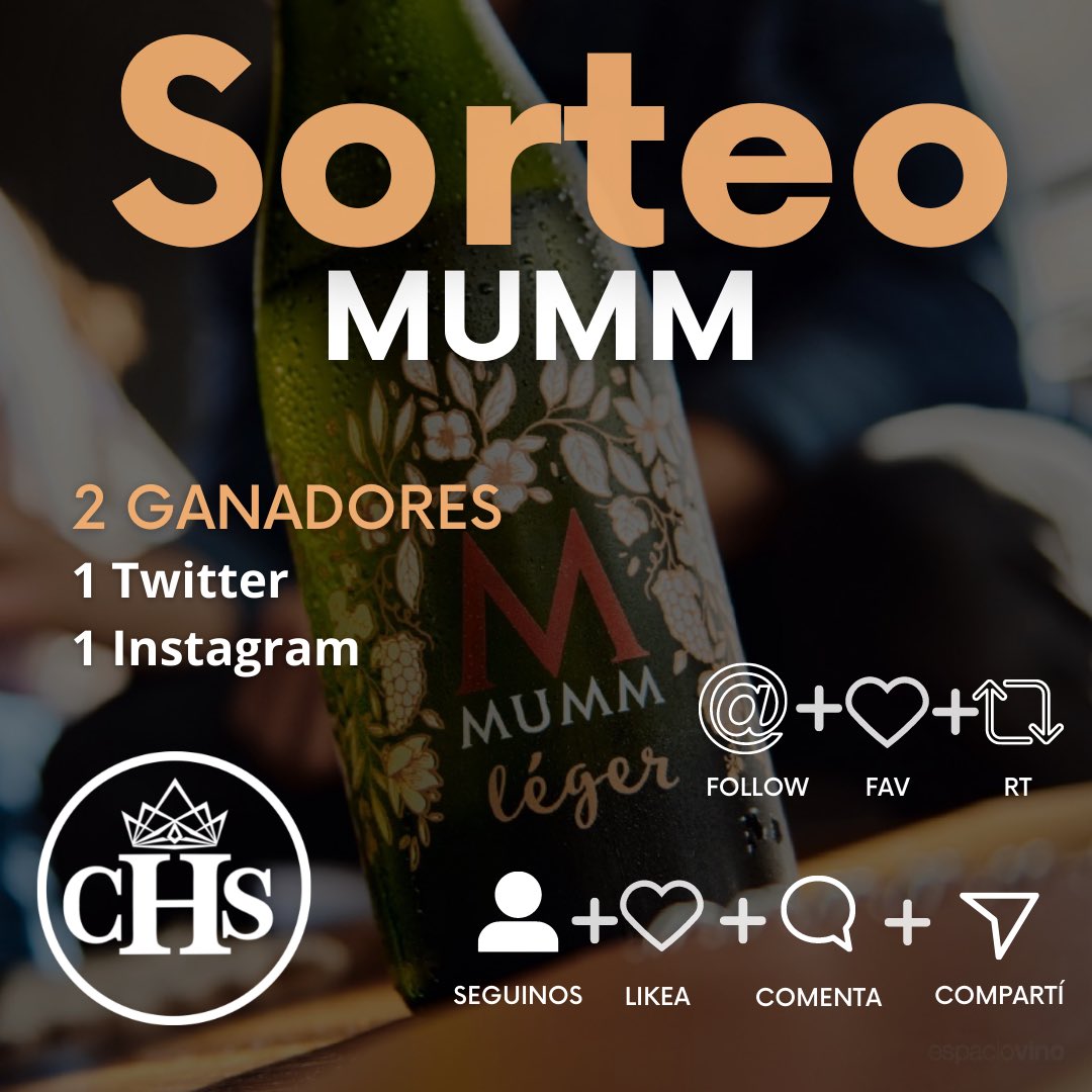 Sorteo Mumm 🍾
Para qué brindes con nosotros por la Patria
Follow <a href="/clubhousevo/">Club House ⭐️</a> 
Dale FAV
Retwittea éste tweet