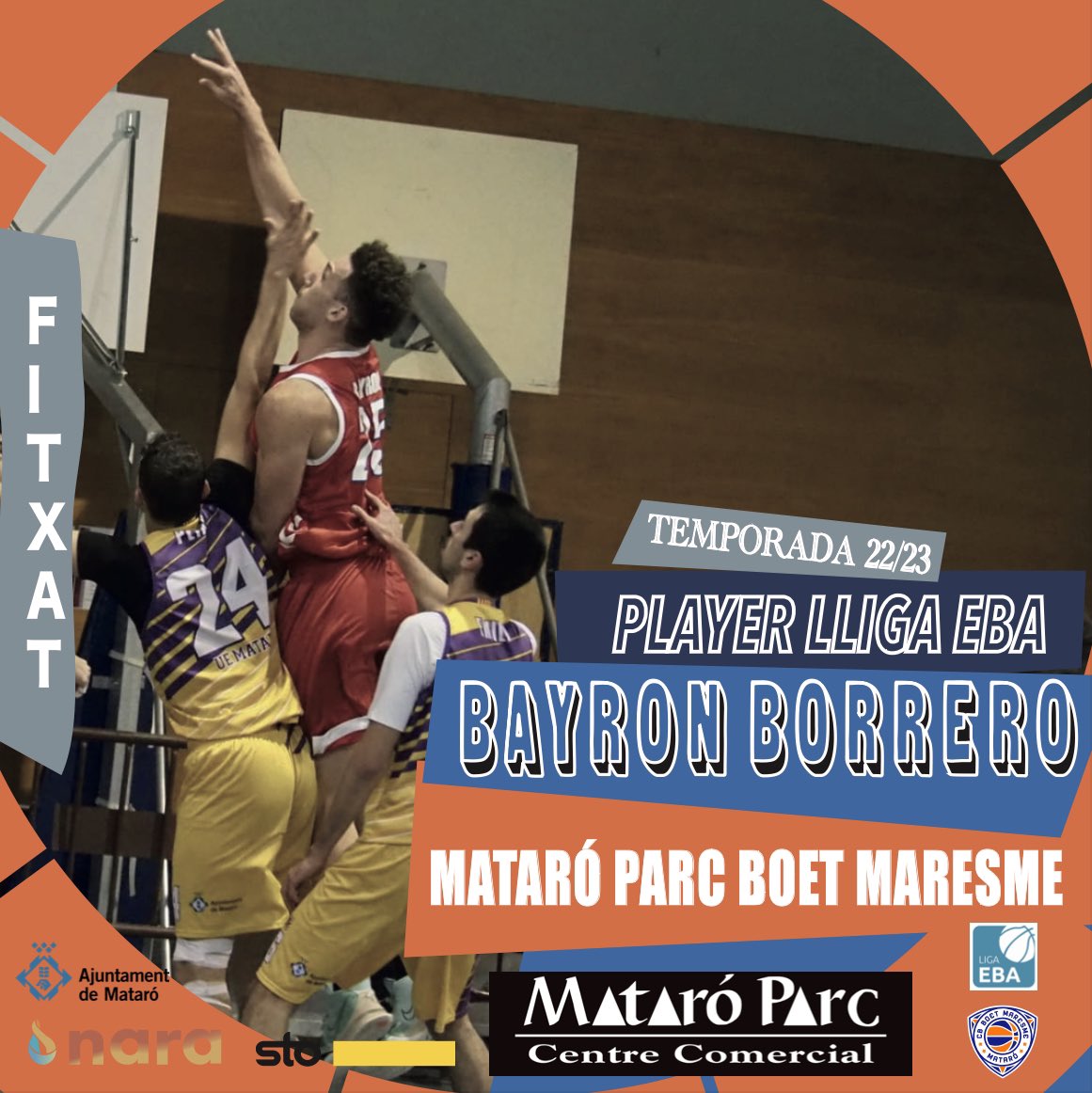 cbboetmaresme's tweet photo. 🔥𝘽𝙖𝙮𝙧𝙤𝙣 𝘽𝙤𝙧𝙧𝙚𝙧𝙤 fitxa pel 𝗠𝗔𝗧𝗔𝗥𝗢 𝗣𝗔𝗥𝗖 𝗕𝗢𝗘𝗧 𝗠𝗔𝗥𝗘𝗦𝗠𝗘 , formarà part de l’equip de #LigaEBA #temp22/23
🏀 𝘽𝙖𝙮𝙧𝙤𝙣 𝘽𝙤𝙧𝙧𝙚𝙧𝙤 gran pivot per disfrutar del seu joc aquesta temporada.
#ligaEBA
#vivimelbàsquet🧡🤍💙
#canteradevalors✋🏽🏀 https://t.co/QqKQ5vAYE2