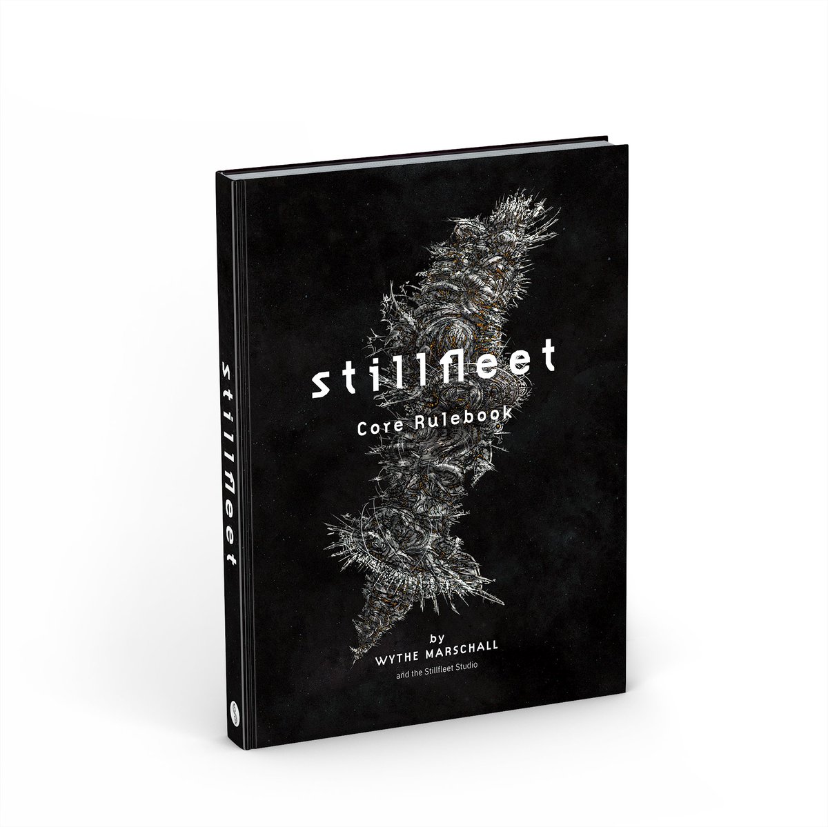 stillfleet's tweet photo. How excited are we to publish the Stillfleet Core Rulebook? Extremely.
This is a comp of the cover, by @erichburning, showing the original Spindle image by Ethan Gould.
Follow the project on Kickstarter to see more. (Sample spreads dropping soon!)
https://t.co/onXPJA4cDi https://t.co/O6TSEqRxUL