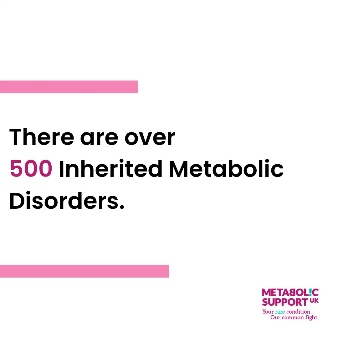 MetabSupport's tweet photo. This week is #MetabolicDisordersAwarenessWeek! 

Share this post to raise awareness about how many Inherited Metabolic Disorders there are and how many people they affect.

Individually rare. Collectively common.

#MetabolicDisorder #InheritedMetabolicDisorder #IMD #RareDisease https://t.co/iwqRAiY8aA