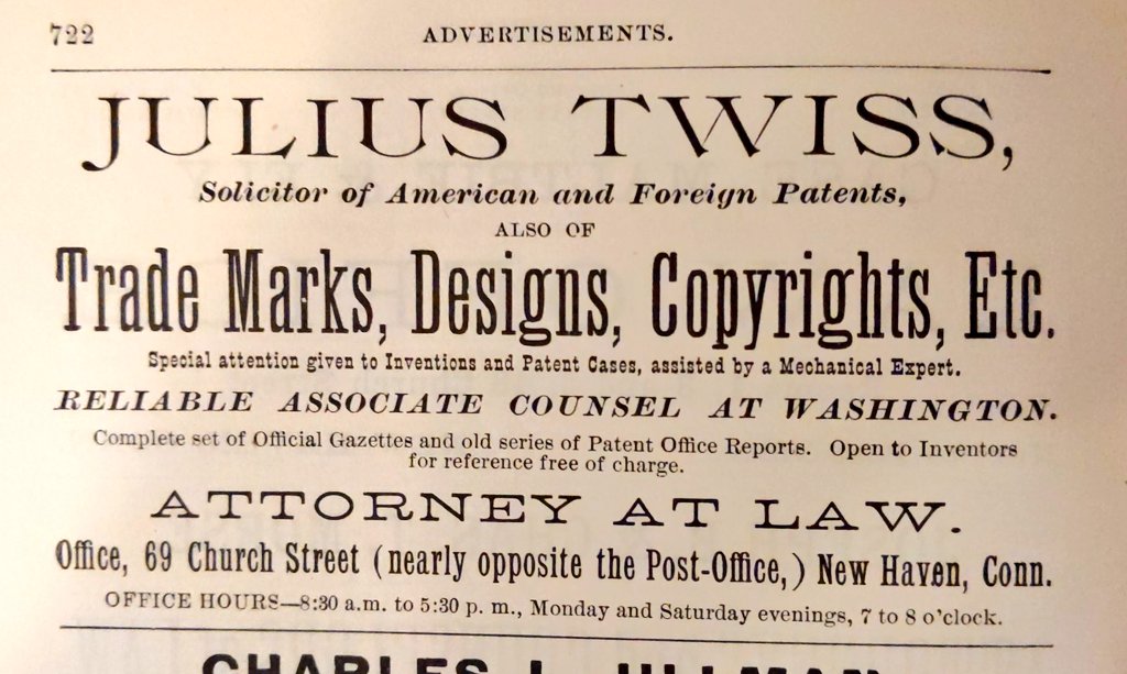 Julius Twiss owned and developed a fair amount of land in Morris Cove. #NHV.
Nelson and Alfred Streets were named after his brothers. City Directory is 1888. The map is 1911.
#NewHavenMuseumAtHome