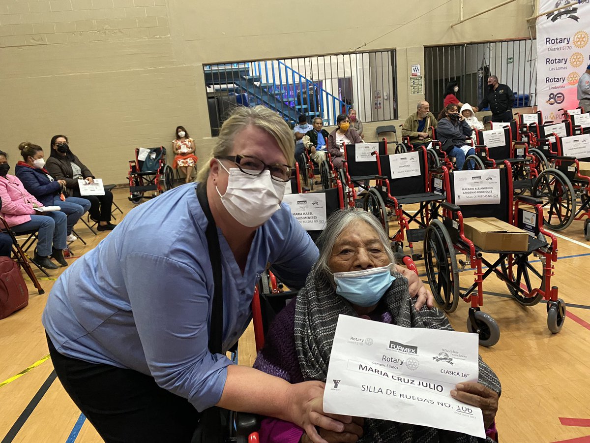 jreedsf's tweet photo. Representing @rotarysl and District 5170 in #MexicoCity together with many local and international clubs. So moving to bring wheelchairs to those in need ❤️🇲🇽 https://t.co/B5kwS0VA0z