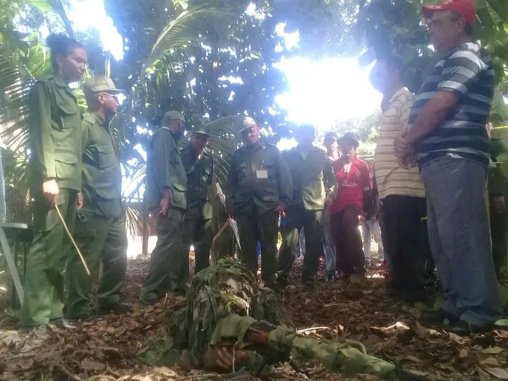 BeltranReynier's tweet photo. Exitoso el día territorial de la defensa en la CDZ 33.06.05 de #Manzanillo230 #ProvinciaGranma #Cuba Participación masiva y respaldo revolucionario de la comunidad el Taíno. #VamosConTodo @PartidoPCC @DiazCanelB @CapoNapoles @RadioGranma @AlexanderSpec18 https://t.co/CzqEVWlmt1