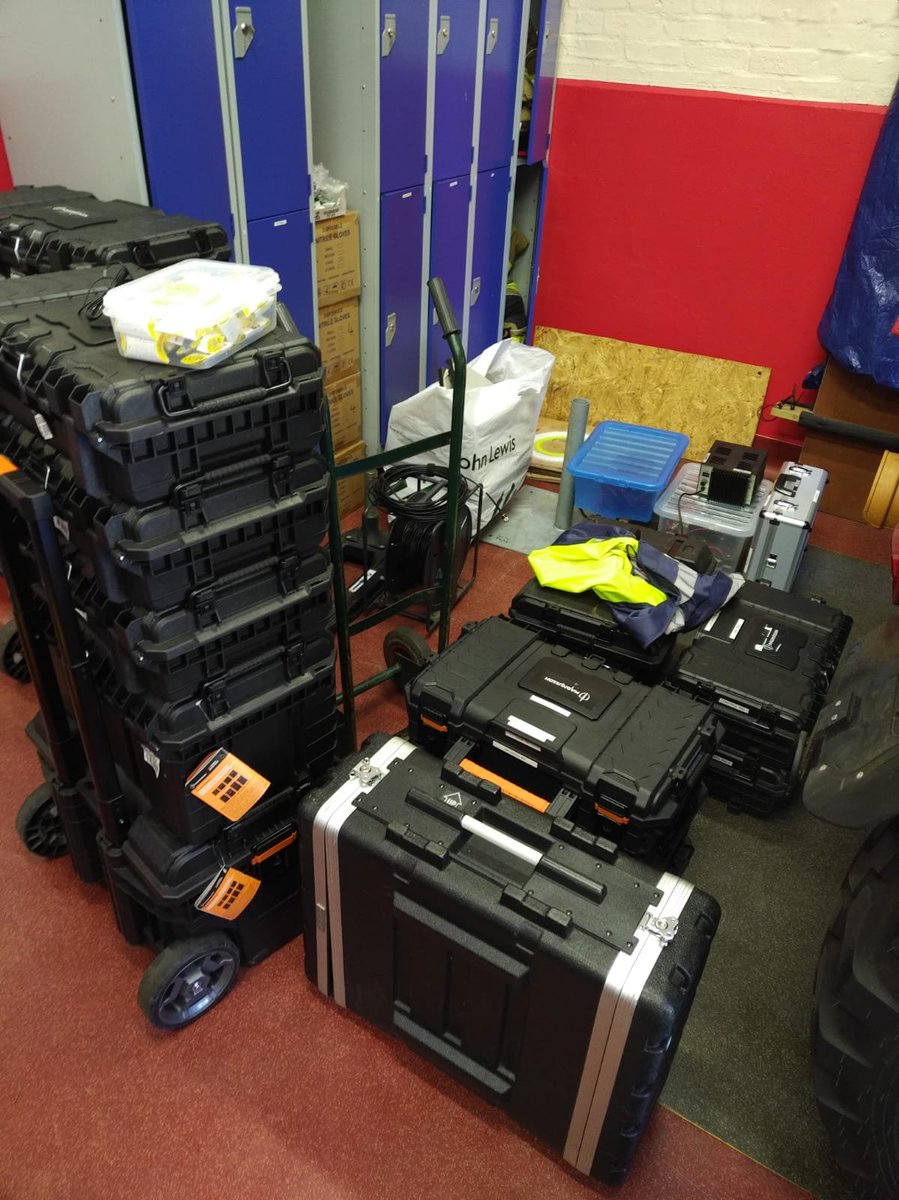 GlosRAYNET's tweet image. Sorting out kit for Fairford this week...#RIAT